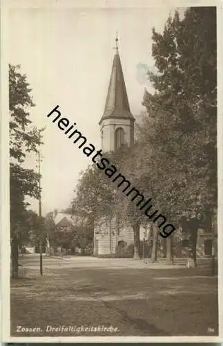 Zossen - Dreifaltigkeitskirche - Foto-AK 20er Jahre