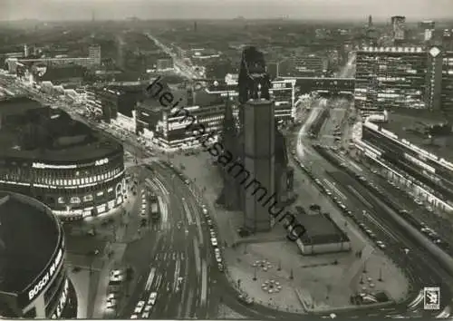 Berlin - Blick vom Europa Center - Foto-AK Grossformat 1970 - Verlag Klinke & Co. Berlin