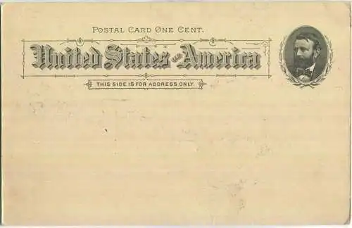 USA 1 P. Ganzsache zur World's Columbian Exposition Chicago 1893 "Manufacturers and Liberal Arts Building"