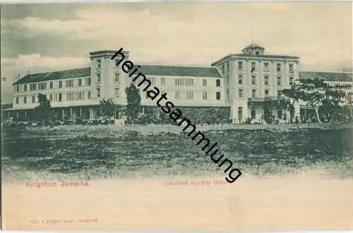 Jamaica - Kingston - Constant Spring Hotel - Verlag Albert Aust Hamburg ca. 1900