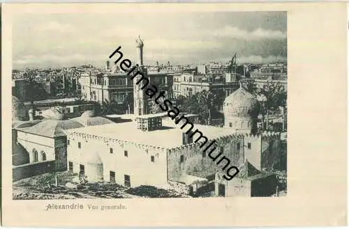 Alexandrie - Vue generale - AK ohne Verlagsangabe ca. 1895