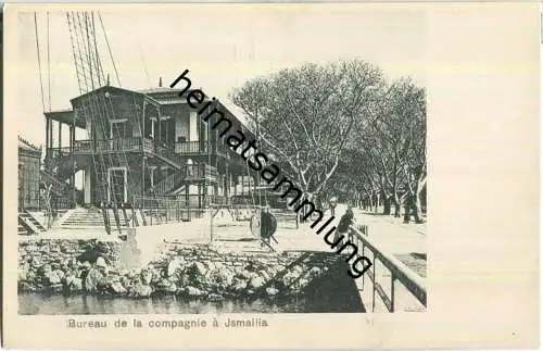 Ismailia - Bureau de la compagnie - AK ohne Verlagsangabe ca. 1895