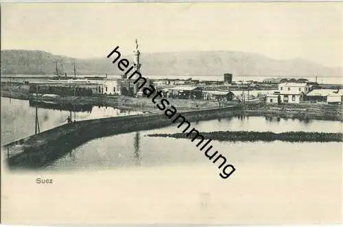 Suez - Teilansicht - AK ohne Verlagsangabe ca. 1895