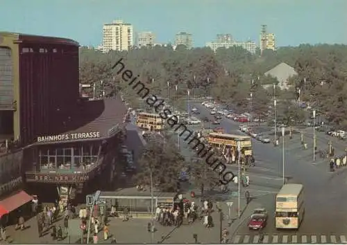 Berlin - Bahnhof Zoo mit Blick auf Hansaviertel - AK Grossformat 70er Jahre - Verlag Kunst und Bild Berlin