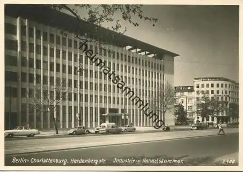 Berlin - Hardenbergstrasse - Industrie- und Handelskammer - Foto-AK Großformat - Verlag R. Lissner Berlin