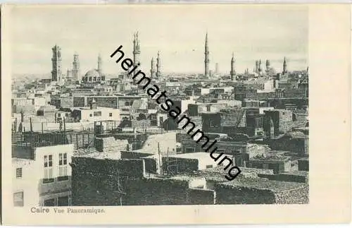 Cairo - Vue Panoramique - AK ohne Verlagsangabe ca. 1895