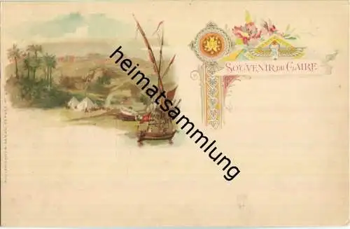 Cairo - Souvenir - Verlag Müller & Trüb Aarau ca. 1895