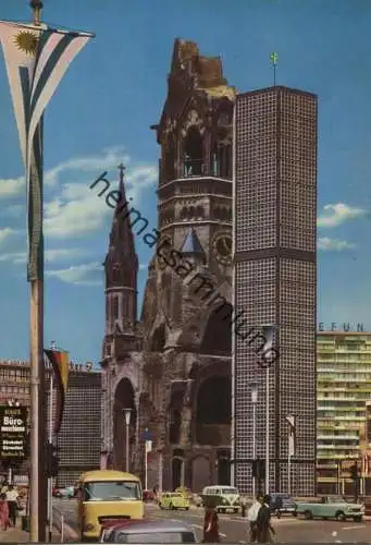 Berlin - Kaiser Wilhelm Gedächtnis Kirche - AK Grossformat 1970 - Verlag Kunst und Bild Berlin