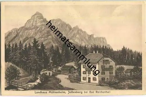 Jettenberg - Landhaus Mühlenheim - Besitzer Th. Steinbacher - Verlag Hans Pernat Wwe. München