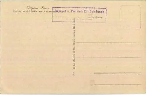 Bockkarkopf - AK 20er Jahre - Verlag Rauch & Co Kempten