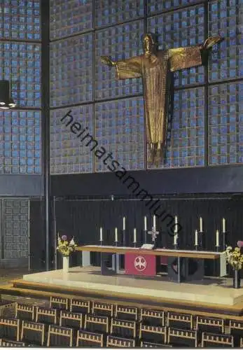 Berlin - Kaiser Wilhelm Gedächtniskirche - Innenansicht - AK Grossformat