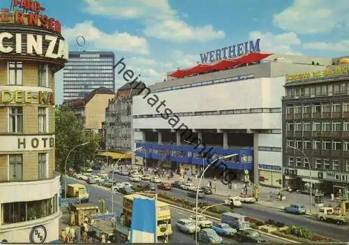 Berlin - Kurfürstendamm - Wertheim - AK Grossformat - Verlag Andres + Co Berlin