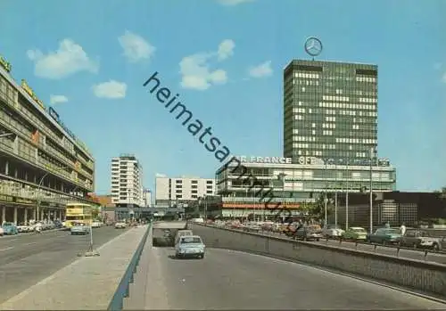 Berlin - Hardenbergstrasse - Europa Center - AK Grossformat 70er Jahre - Verlag Krüger