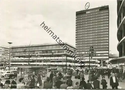 Berlin - Europa Center - Kurfürstendamm - Kiosk - Haus der Nationen - Foto-AK Grossformat 60er Jahre - Verlag Kunst und