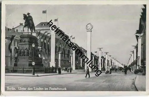 Berlin - Unter den Linden - Festschmuck - Verlag P. S. B.