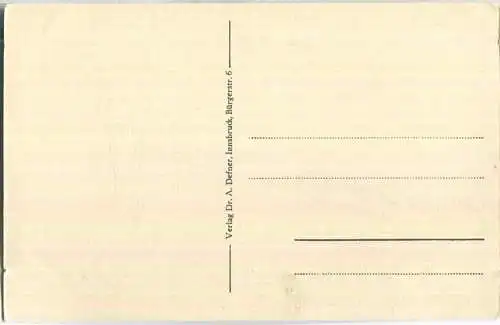 Innsbruck - Seilergasse - AK 30er Jahre - Verlag Dr. A. Defner Innsbruck