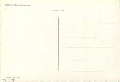 Berlin - Kurfürstendamm - AK Grossformat 70er Jahre