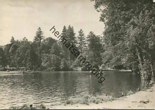 Friedrichroda - Am Gondelteich - Foto-AK Grossformat - Verlag Konsum Foku Magdeburg