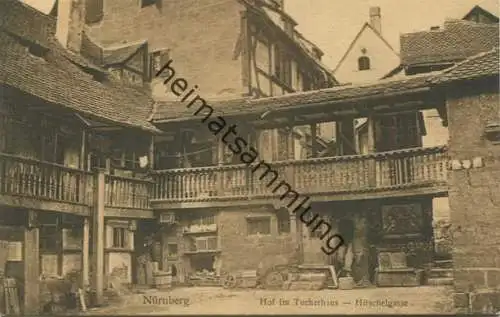 Nürnberg - Hof im Tucherhaus - Hirschelgasse - Verlag Hermann Martin Nürnberg