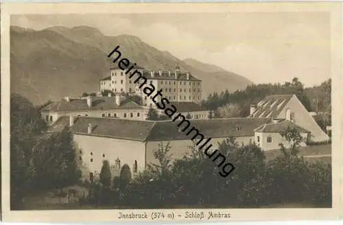 Innsbruck - Schloss Ambras - AK 30er Jahre - Verlag Stengel & Co Dresden