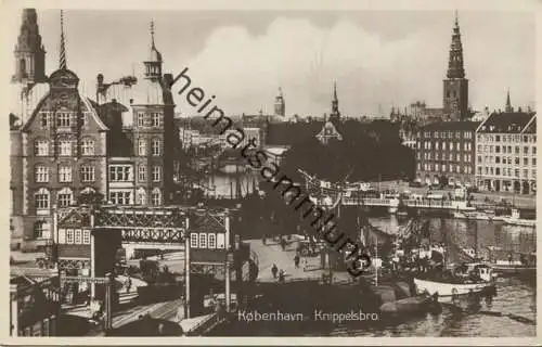 Kobenhavn - Knippelsbro - Foto-AK