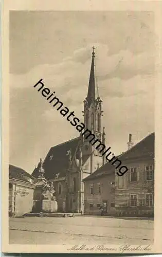 Melk an der Donau - Pfarrkirche - Verlag Johann Saska Krems 1923