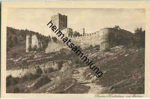 Ruine Hinterhaus in der Wachau - Verlag Johann Saska Krems 1923