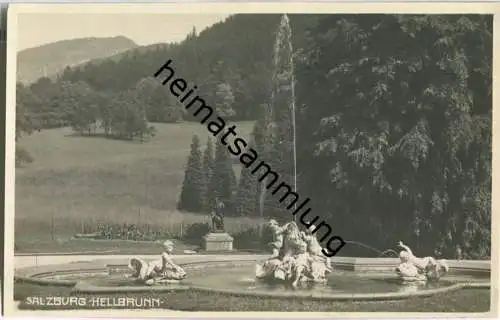Salzburg - Hellbrunn - Park - Foto-AK 20er Jahre - Verlag Kunsthandlung Swatschek Salzburg