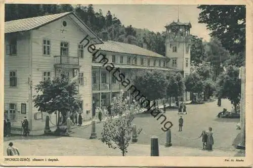 Iwonicz-zdroj - Bazar i deptak - Verlag St. Mucha Krakow - Feldpost gel. 1939