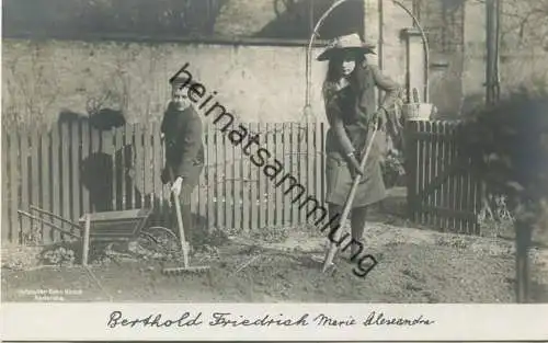 Baden - Bertold Friedrich - Marie Alexandra von Baden - Aufnahme Gebr. Hirsch Karlsruhe
