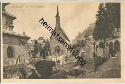 Salzburg - St. Peter Friedhof - AK 20er Jahre - Verlag Max Swatschek Salzburg