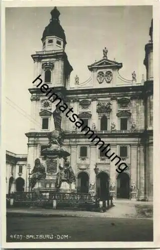 Salzburg - Dom - Foto-AK 20er Jahre - Verlag Helff Lichtbild-Film Graz 1925