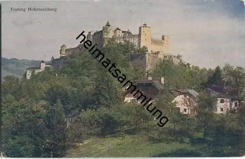 Festung Hohensalzburg - AK 20er Jahre - Verlag J. Huttegger Salzburg