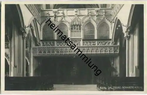 Salzburg - Nonnenberg - Kirche - Foto-AK 20er Jahre - Verlag Helff Lichtbild-Film Graz 1925