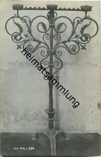 Hall in Tirol - Kerzenständer - Foto-Ansichtskarte - Verlag A. Stockhammer Hall 1920
