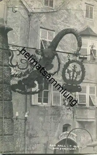 Hall in Tirol - Beim Stachwirt - Foto-Ansichtskarte 20er Jahre - Verlag A. Stockhammer Hall 1925