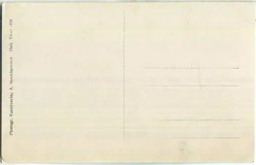 Hall in Tirol - Schild - Foto-Ansichtskarte 20er Jahre - Verlag A. Stockhammer Hall 1925