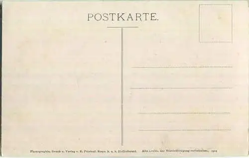 Stift St. Florian - Seitenorgel - Chor - Foto-AK - Verlag K. Prietzel Steyr 1914
