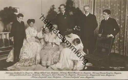 Bayern - Bayrische Königsfamilie - Phot. Jaeger & Goergen München - Verlag Percy Hein München