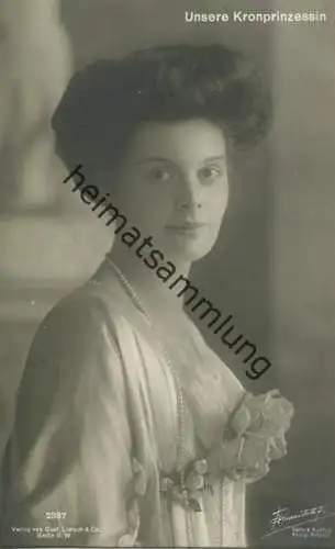 Preussen - Unsere Kronprinzessin - Verlag Gustav Liersch Berlin - Phot. Selle & Kuntze