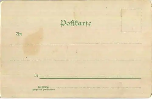 Ich lasse den Freund Dir als Bürgen - Verlag Bruno Bürger & Ottillie Leipzig ca. 1900