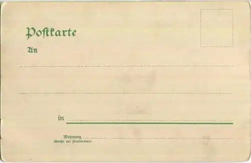 Ich liebe dich mich reizt deine schöne Gestalt - Verlag Bruno Bürger & Ottillie Leipzig ca. 1900