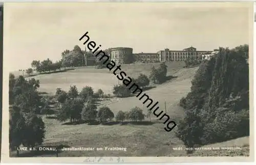 Linz an der Donau - Jesuitenkloster am Freinberg - Foto-Ansichtskarte 20er Jahre - Verlag Matthias Kar Innsbruck 1925