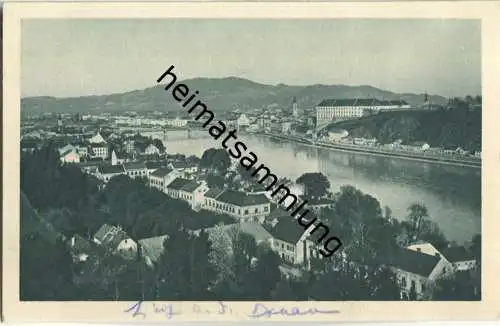 Linz an der Donau - Gesamtansicht - AK 20er Jahre - Verlag Hans Hausner Wien