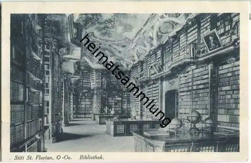 Stift St. Florian - Bibliothek - AK 20er Jahre