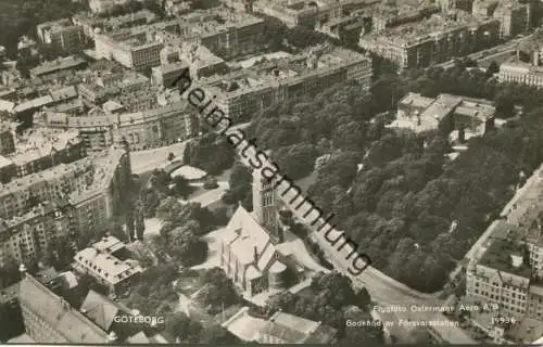 Göteborg - Godkänd av Försvarsstaben - Foto-AK - Flygfoto Ostermans Aero gel. 1951