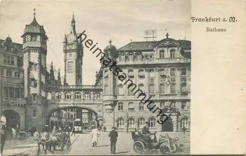 Frankfurt - Rathaus - Strassenbahn