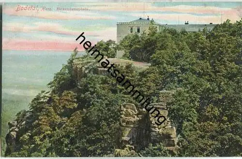 Bodetal im Harz - Hexentanzplatz - AK ca. 1910 - Verlag Louis Glaser Leipzig