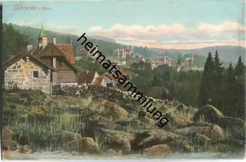 Schierke im Harz - Gesamtansicht - AK ca. 1910 - Verlag Louis Glaser Leipzig