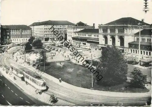 Hannover - Ernst-August-Platz - Hauptbahnhof - Strassenbahn - Verlag Dr. Müller Hannover